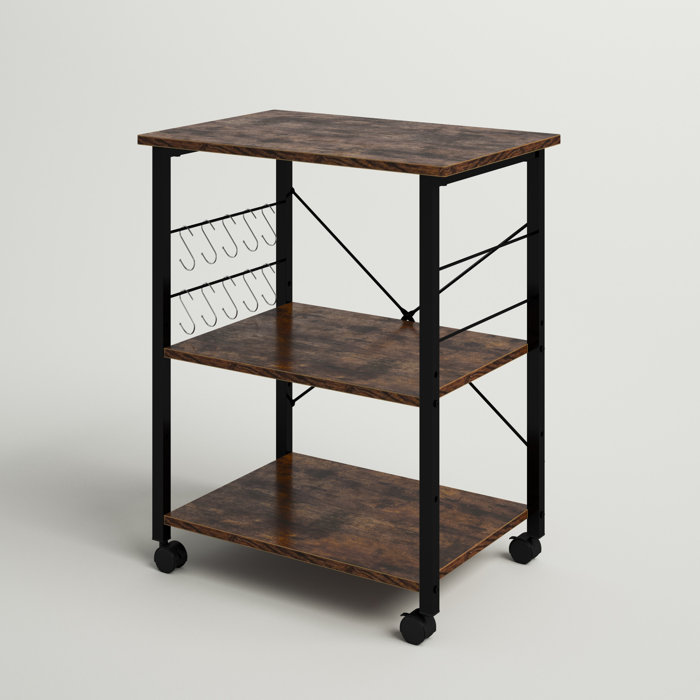 Andover Mills™ Algona Wood Kitchen Cart & Reviews Wayfair